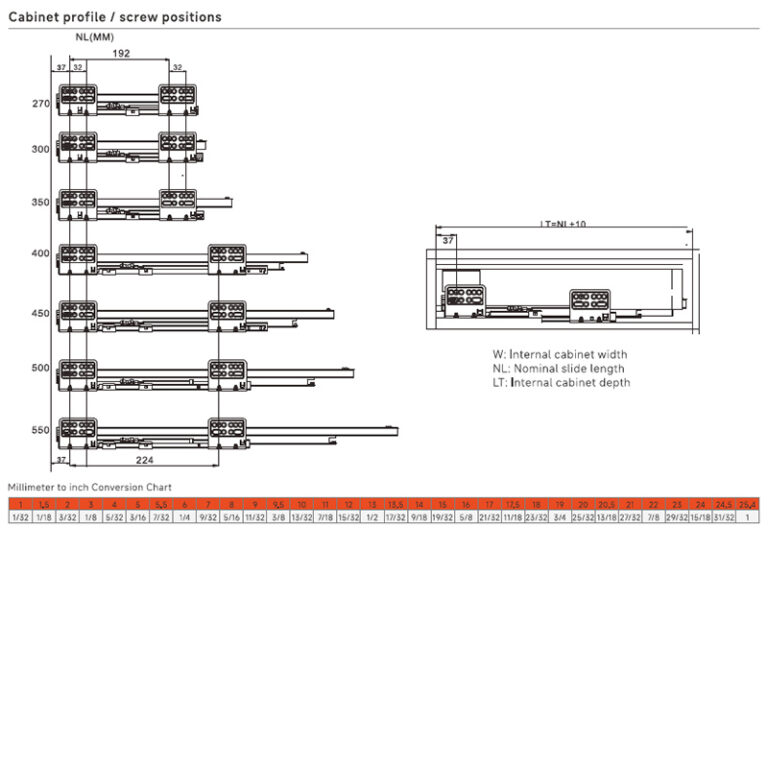Arista Metal Drawer Box System | Height: L - 3.5" (87.5 mm) - Image 4